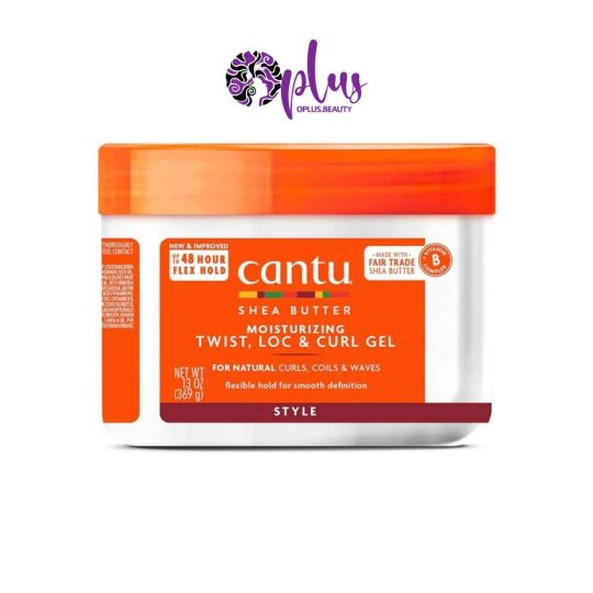 ژل کرم مرطوب‌کننده و حالت‌دهنده مو Cantu کنتو Shea Butter Moisturizing Twist, Loc & Curl Gel