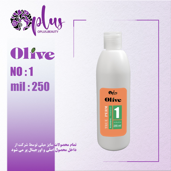 مواد فر الیو Olive شماره 1 یک 150 میل بدون تثبیت مخصوص موهای طبیعی