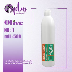 مواد فر الیو Olive شماره 1 یک 500 میل بدون تثبیت مخصوص موهای طبیعی