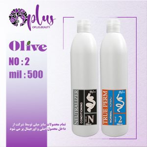 مواد فر الیو شماره 2 به همراه تثبیت مخصوص مو های حساس 500 میل
