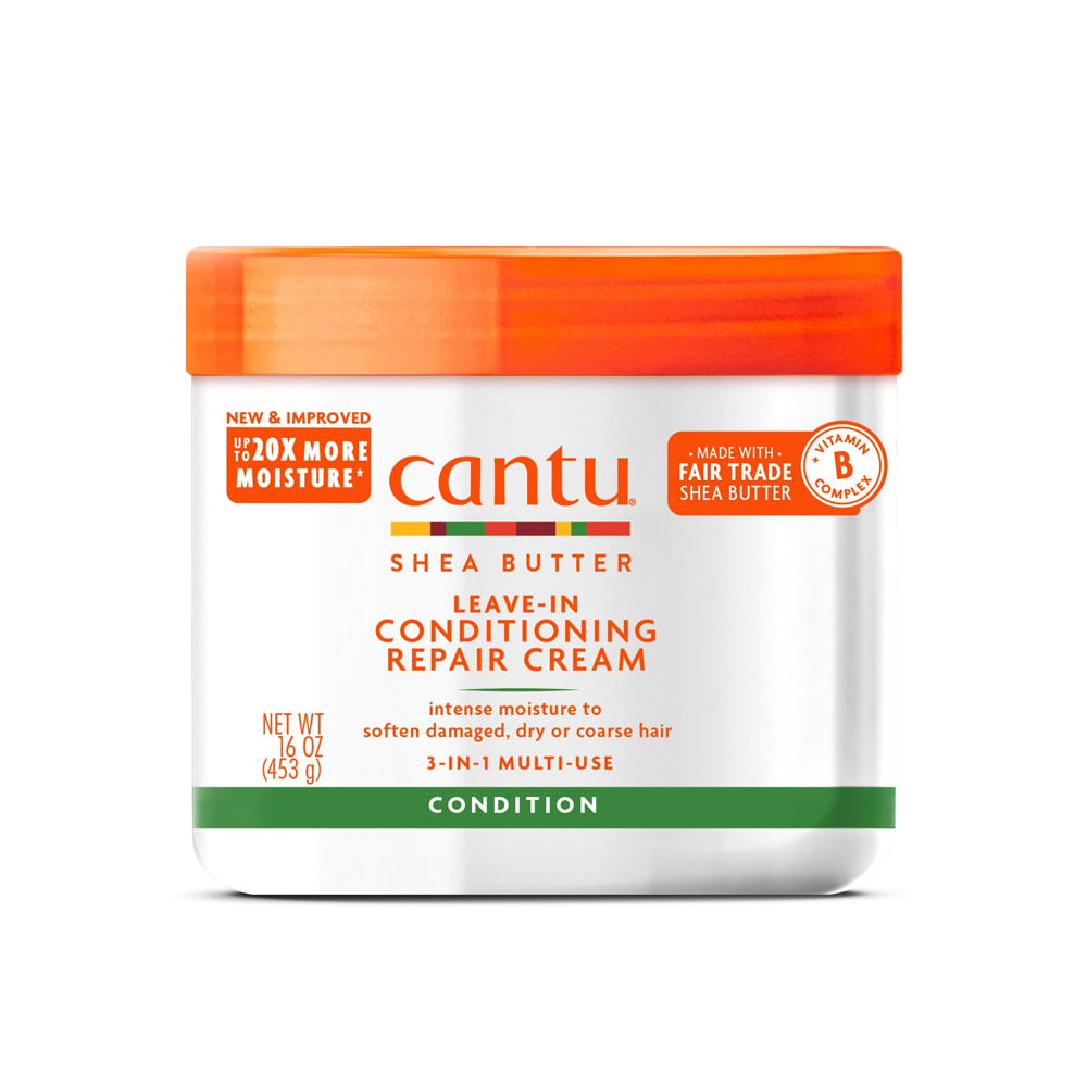 ماسک مو 3 کاره داخل و بعد حمام موهای فر کنتو Cantu عصاره شی باتر و روغن آرگان 