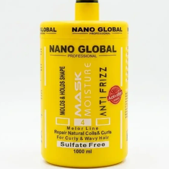 ماسک موی فر نانوگلوبال داخل حمام زرد 1000 میل